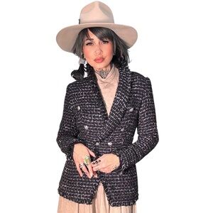 Rachel Zoe tweed blazer